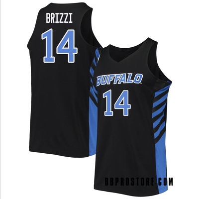 Men's Angelo Brizzi Buffalo Bulls Replica Basketball Jersey - Black