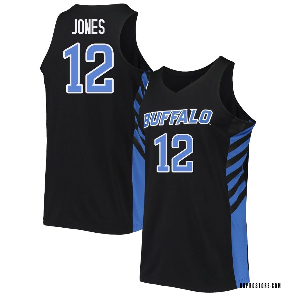 Men's Kyle Jones Buffalo Bulls Replica Basketball Jersey - Black