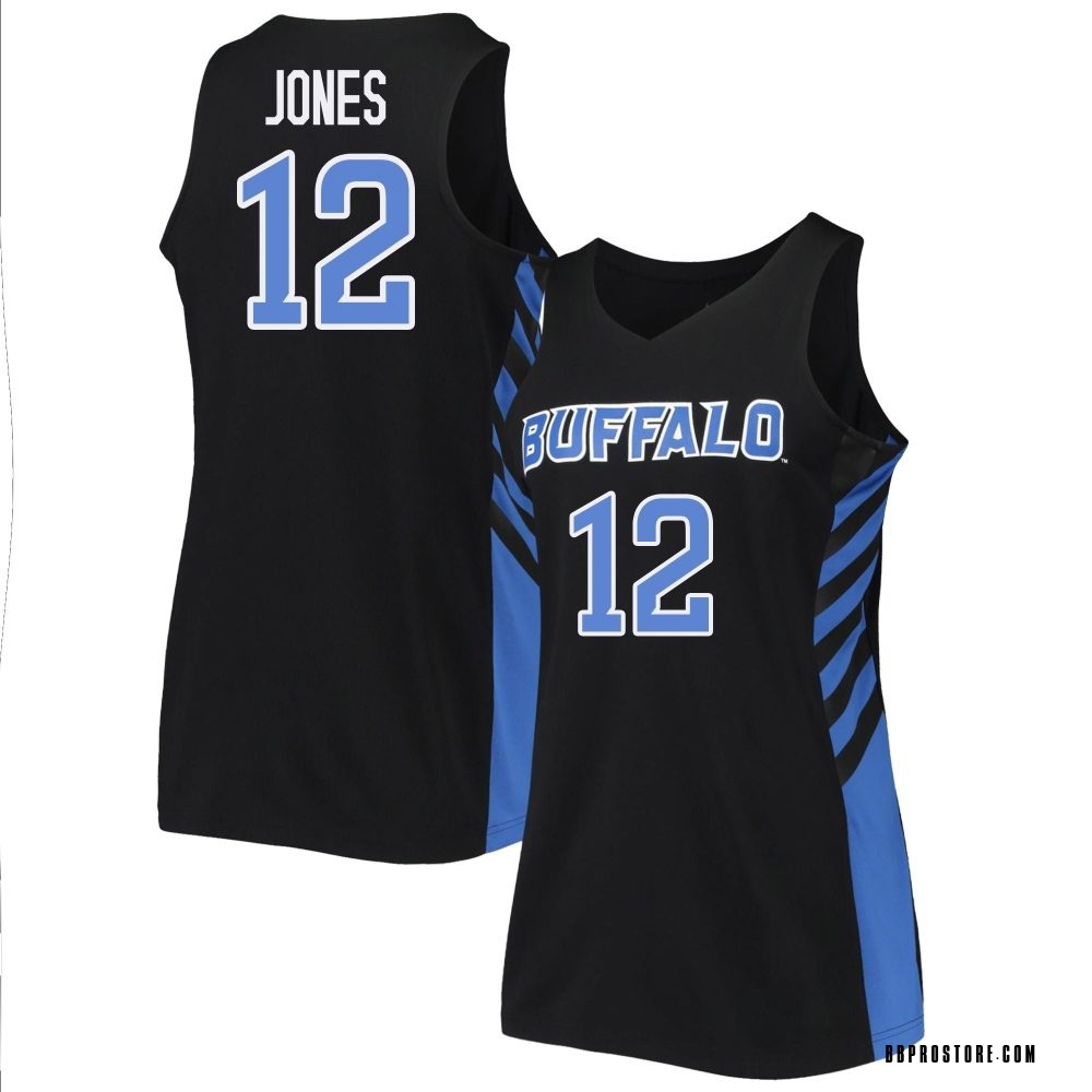 Women's Kyle Jones Buffalo Bulls Replica Basketball Jersey - Black