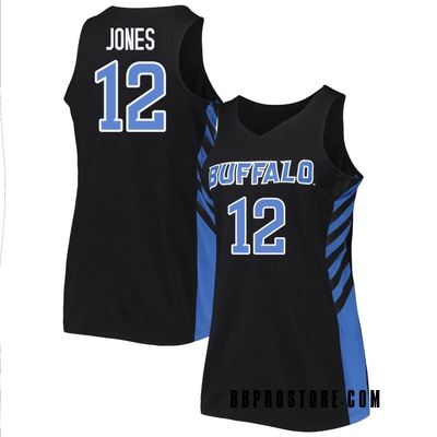 Women's Kyle Jones Buffalo Bulls Replica Basketball Jersey - Black